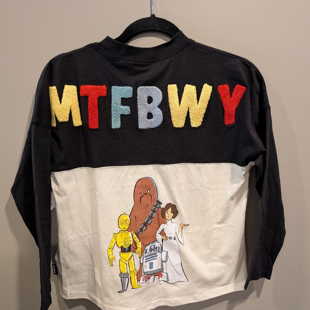 New Disney May The Force Be With You Star Wars Spirit Jersey  Unisex kids XL